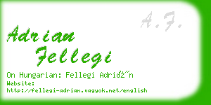 adrian fellegi business card